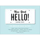 License Plate Hello Moving Announcements Image 1 of 6